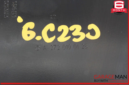 05-11 Mercedes W203 C230 Sport Engine Upper Oil Sump Baffle Pan 2720100128 OEM