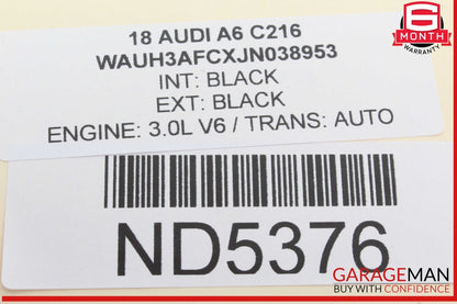 12-18 Audi A6 A7 Yaw Rate Accelerator Stability Speed Control Sensor 4G0907637K
