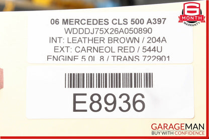 06-11 Mercedes W219 CLS55 AMG CLS500 Front Left Driver Door Control Module OEM