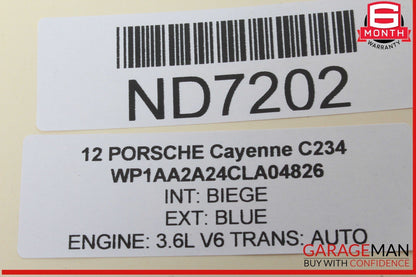 11-18 Porsche Cayenne 958 Front Right Passenger Side Seat Airbag 7P0880242A OEM