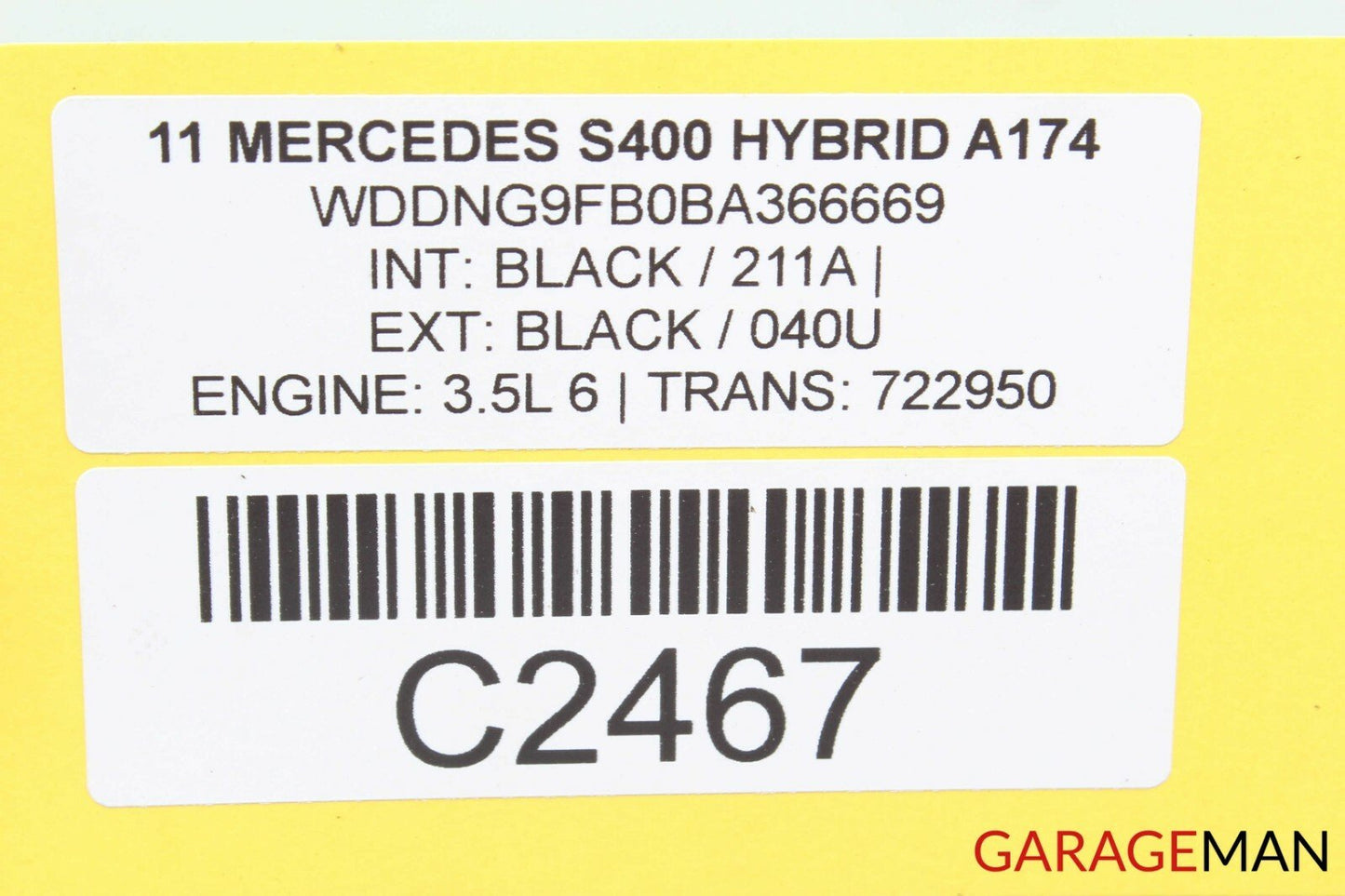 10-13 Mercedes W221 S400 Radiator Fan Wiring Relay Assembly 0015453903 OEM