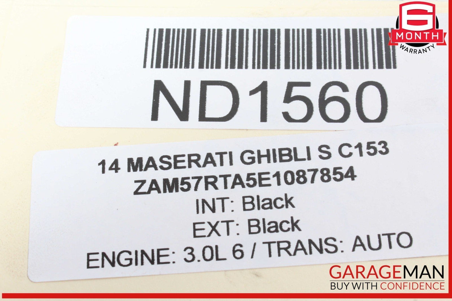 14-17 Maserati Ghibli S Rear Right or Left Side Control Arm 670007251 OEM