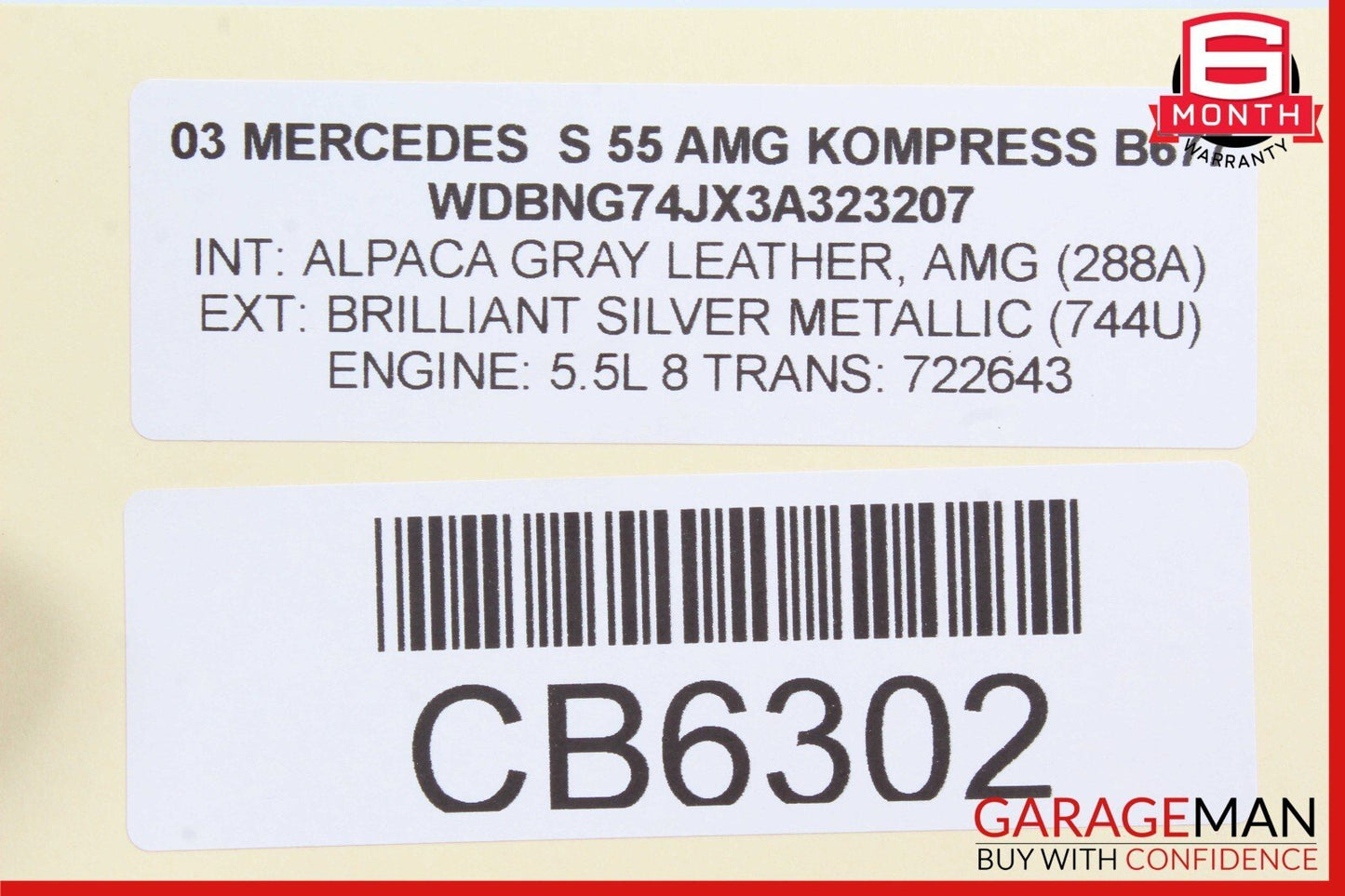 00-06 Mercedes W220 S55 AMG S430 Rear Right Passenger Seat Control Switch OEM