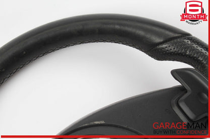 17-20 Mercedes R172 SLC300 Steering Wheel w/ Paddle Shifters Black OEM