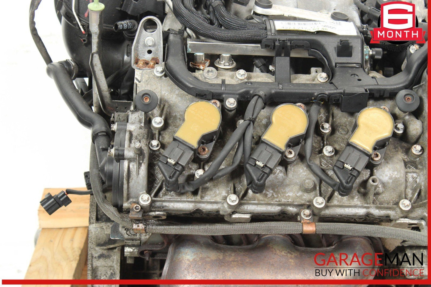 10-11 Mercedes W212 E350 4Matic AWD 3.5L V6 Engine Motor Block Assembly 111k