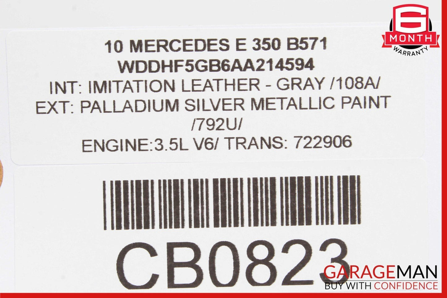 10-16 Mercedes W212 E350 E500 Front Right Side Lower Wishbone Control Arm OEM