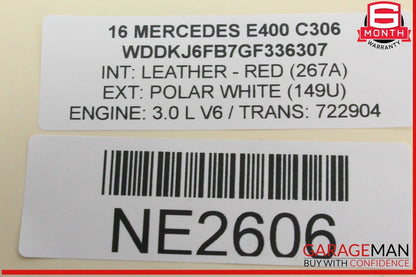 14-17 Mercedes W207 E400 E550 Left Driver Side Dashboard AC A/C Air Vent OEM