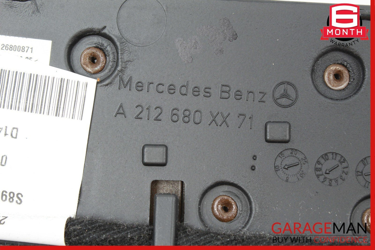 10-13 Mercedes W212 E350 Front Center Dash AC A/C Air Vent Trim Assembly Wood
