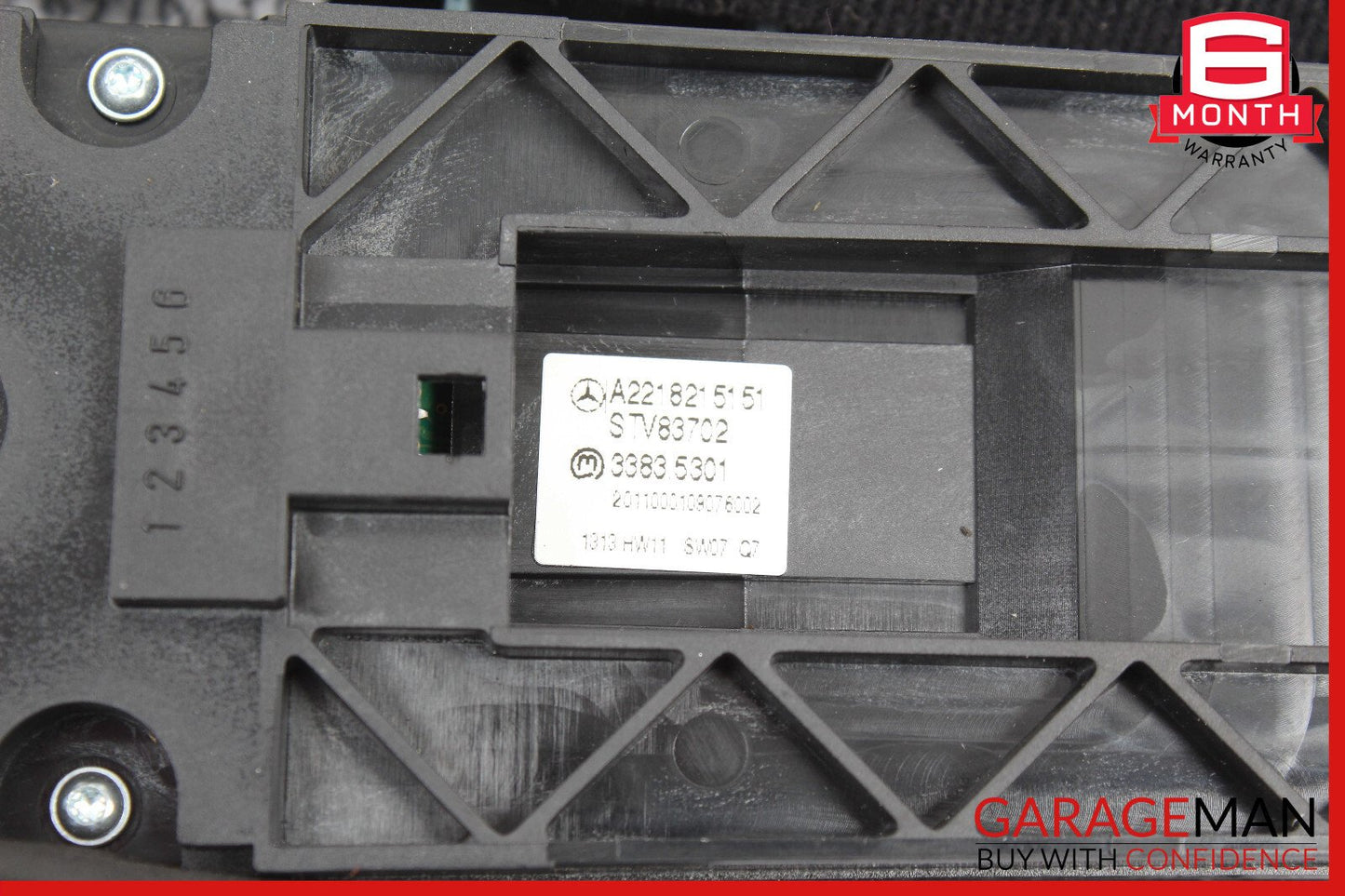 10-13 Mercedes W221 S600 S63 AMG Left Driver Master Window Switch Control OEM
