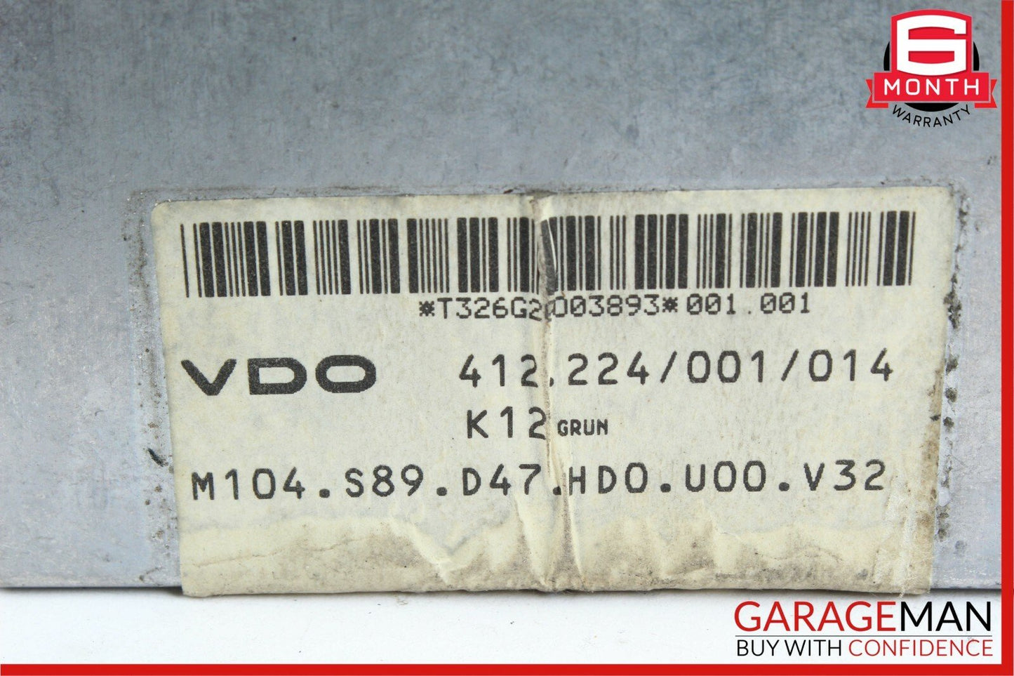 91-93 Mercedes W140 S300SE 500SEC Under Hood VDO Computer Control Module Unit