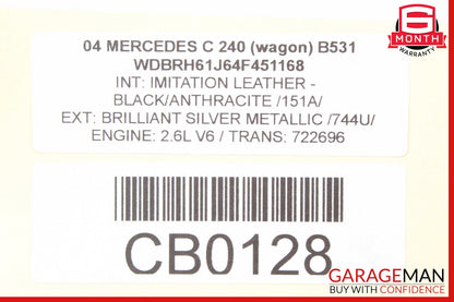 Mercedes W203 C240 SLK350 Rear Left or Right Side Lower Control Arm OEM