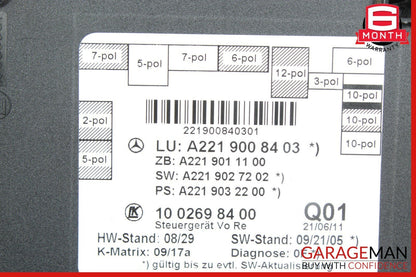 10-13 Mercedes W221 S400 S550 S63 Front Right Passenger Door Control Module Unit