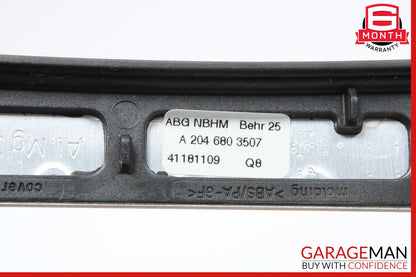 08-14 Mercedes W204 C350 C300 AC A/C Climate Control Switch Trim Bezel Wood OEM