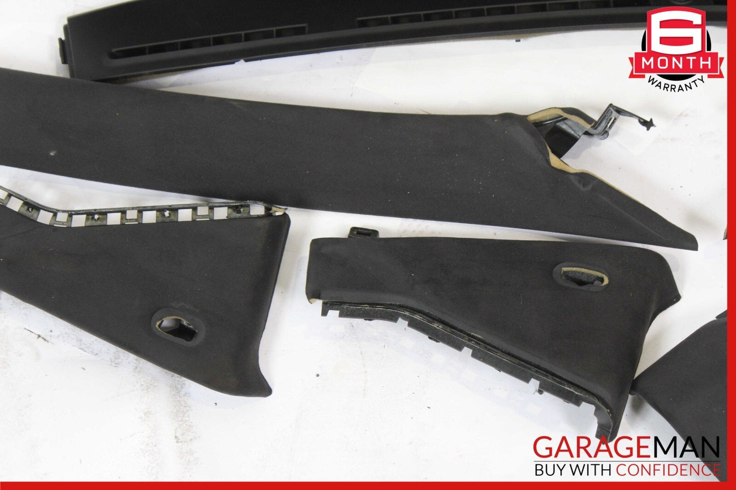 14-17 Maserati Ghibli Interior Roof Headliner Pillar Cover Set Trim Suede Assy