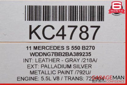 10-14 Mercedes W221 S550 Front Headlight Voltage Regulator Ballast Module Unit