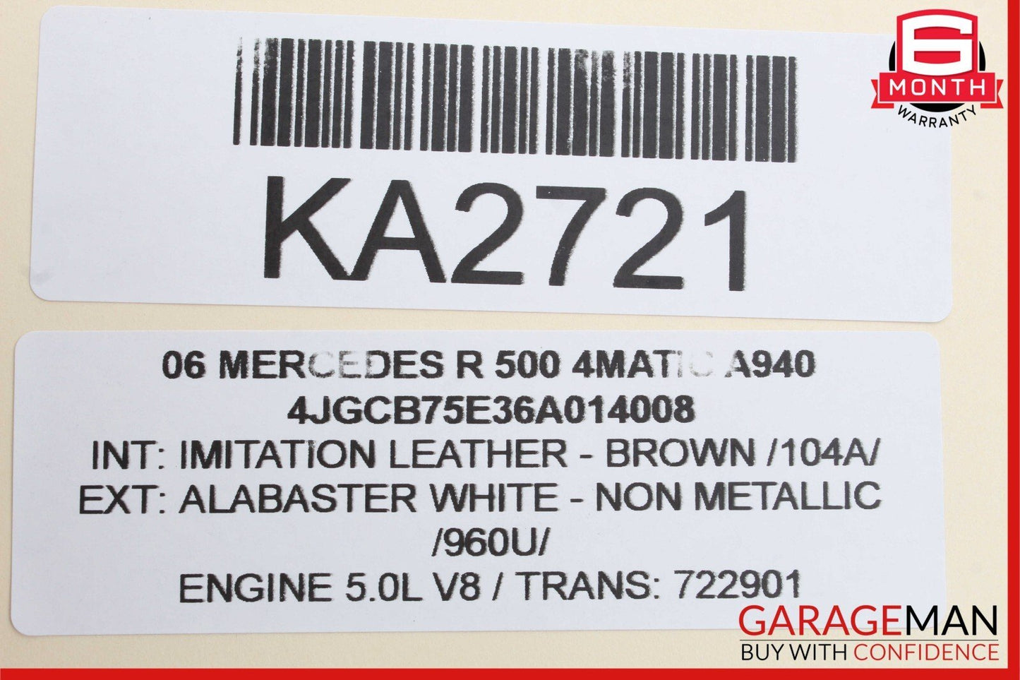 06-13 Mercedes W251 R500 GL450 ML500 Front Left Side Door Control Module OEM