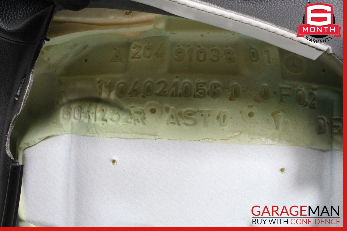12-14 Mercedes W204 C250 C300 Front Right Top Upper Seat Cushion Cover OEM