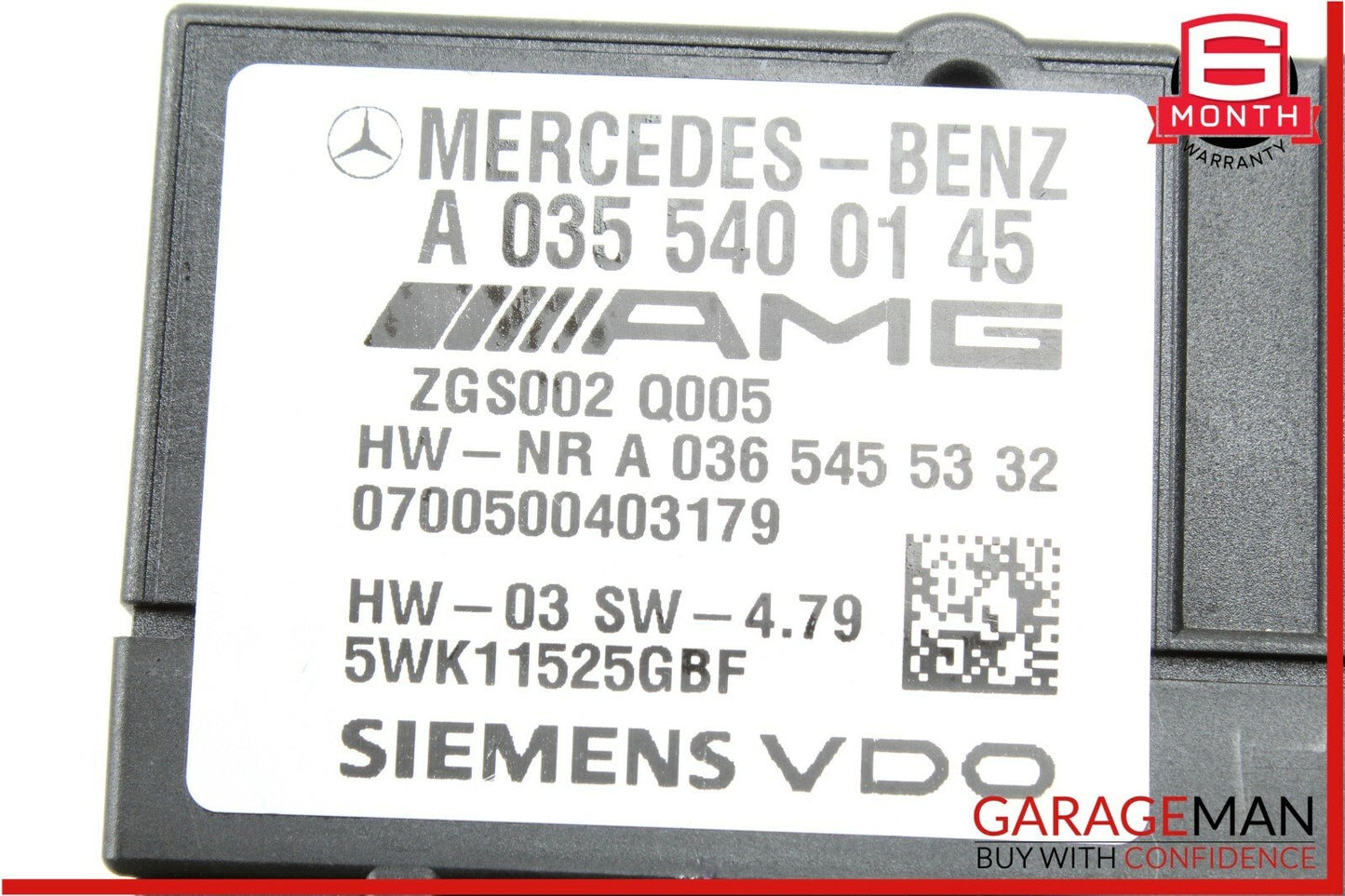 07-09 Mercedes W211 E63 ML63 AMG Fuel Pump Motor Control Module Unit OEM