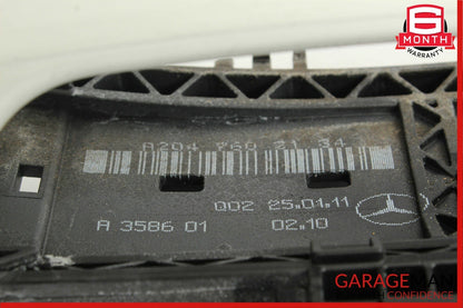 10-14 Mercedes W204 C300 Rear Left Driver Side Exterior Door Handle White OEM