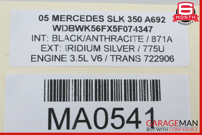 05-11 Mercedes R171 SLK280 SLK350 Heating Heated Seat Control Module Unit OEM