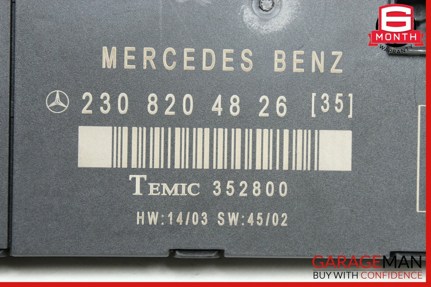 03-08 Mercedes R230 SL500 SL55 AMG Front Right Side Door Control Module OEM
