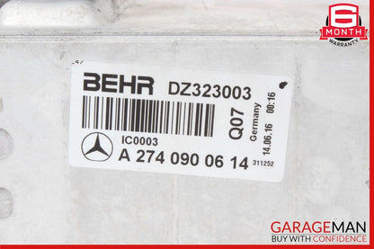 15-20 Mercedes W205 C300 GLC300 2.0L Engine Mounted Intercooler 2740900614 OEM
