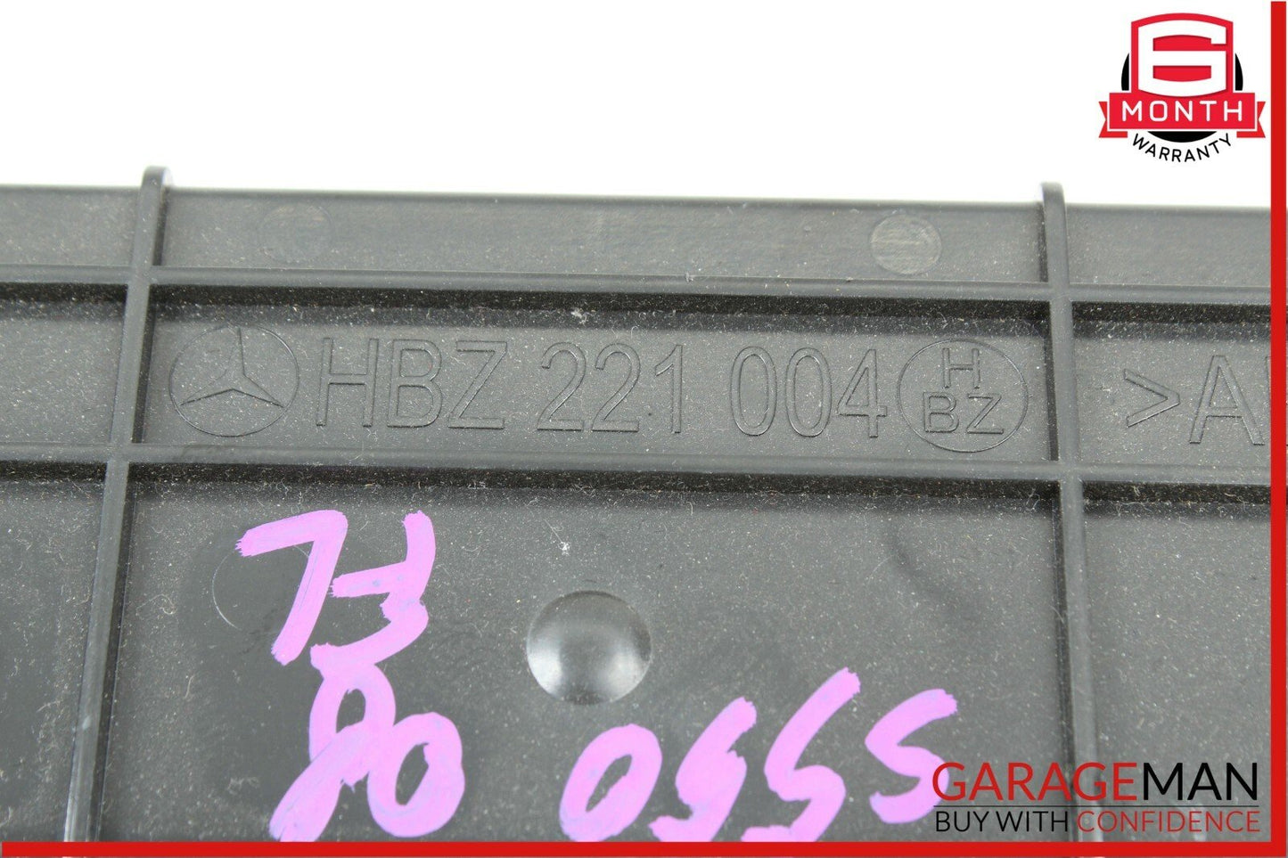 07-09 Mercedes W221 S550 Front Left Lower Seat Storage Compartment Trim Grey OEM