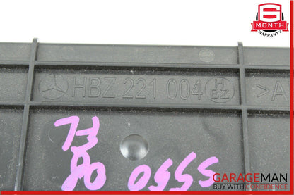 07-09 Mercedes W221 S550 Front Left Lower Seat Storage Compartment Trim Grey OEM