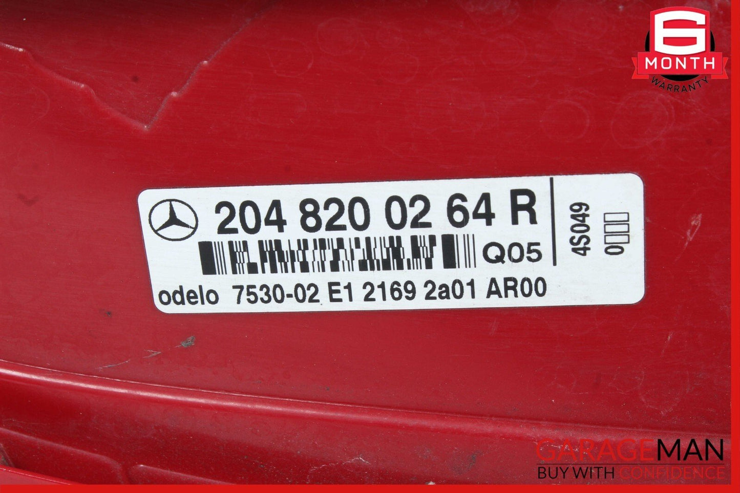 08-11 Mercedes W204 C300 C350 C63 Tail Light Lamp Right Side 2048200264 OEM