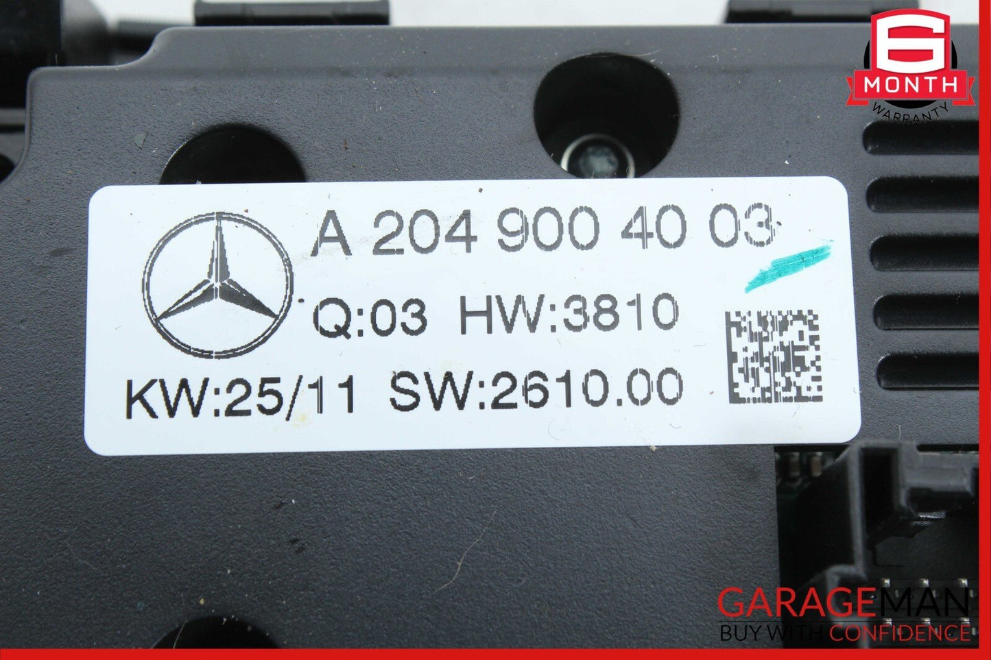 12-14 Mercedes W204 C350 AC A/C Climate Temperature Heater Switch Control Beige
