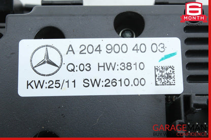 12-14 Mercedes W204 C350 AC A/C Climate Temperature Heater Switch Control Beige