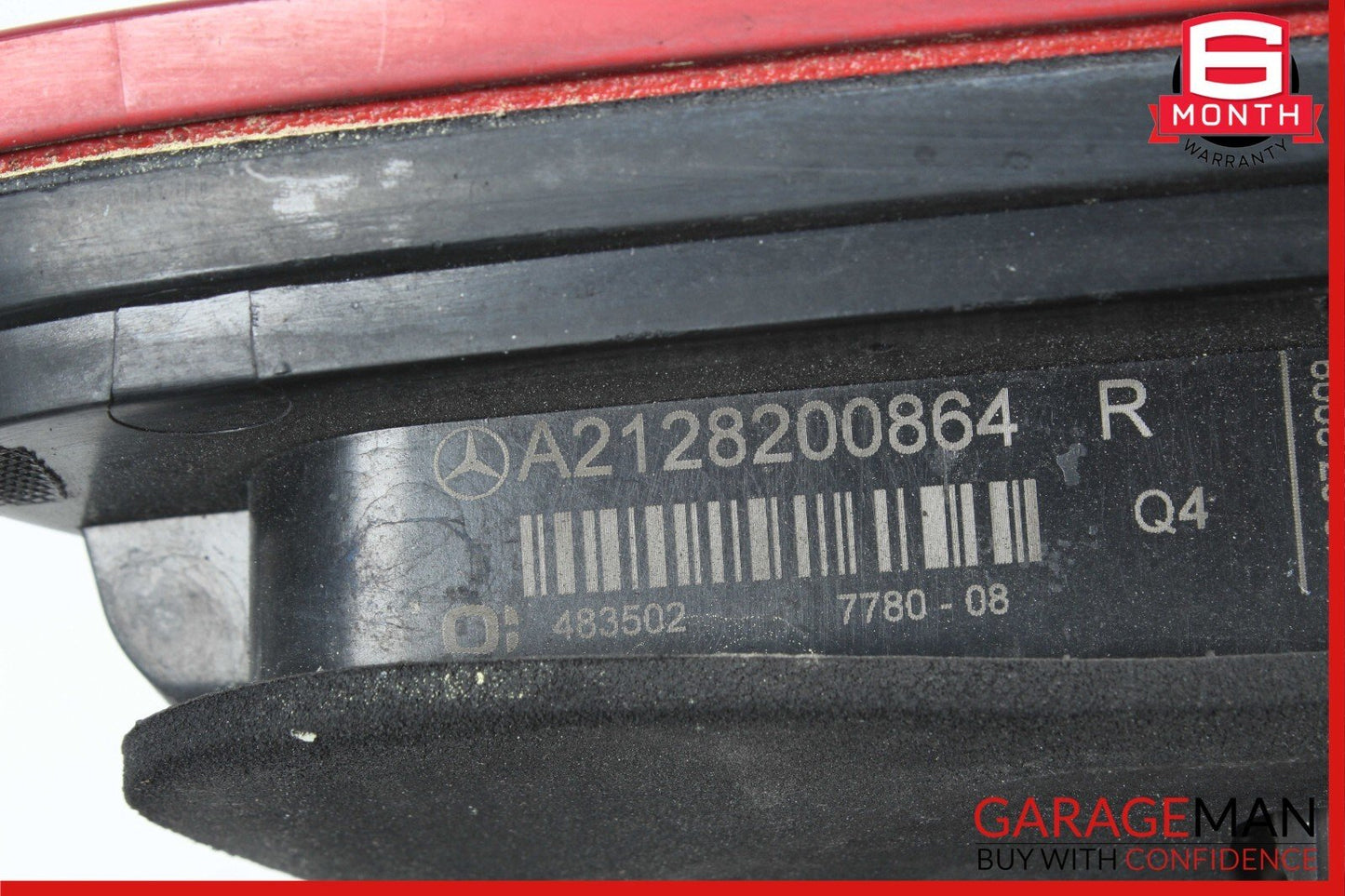 10-13 Mercedes W212 E350 E550 Sedan Rear Right Side Inner Tail Light Lamp OEM