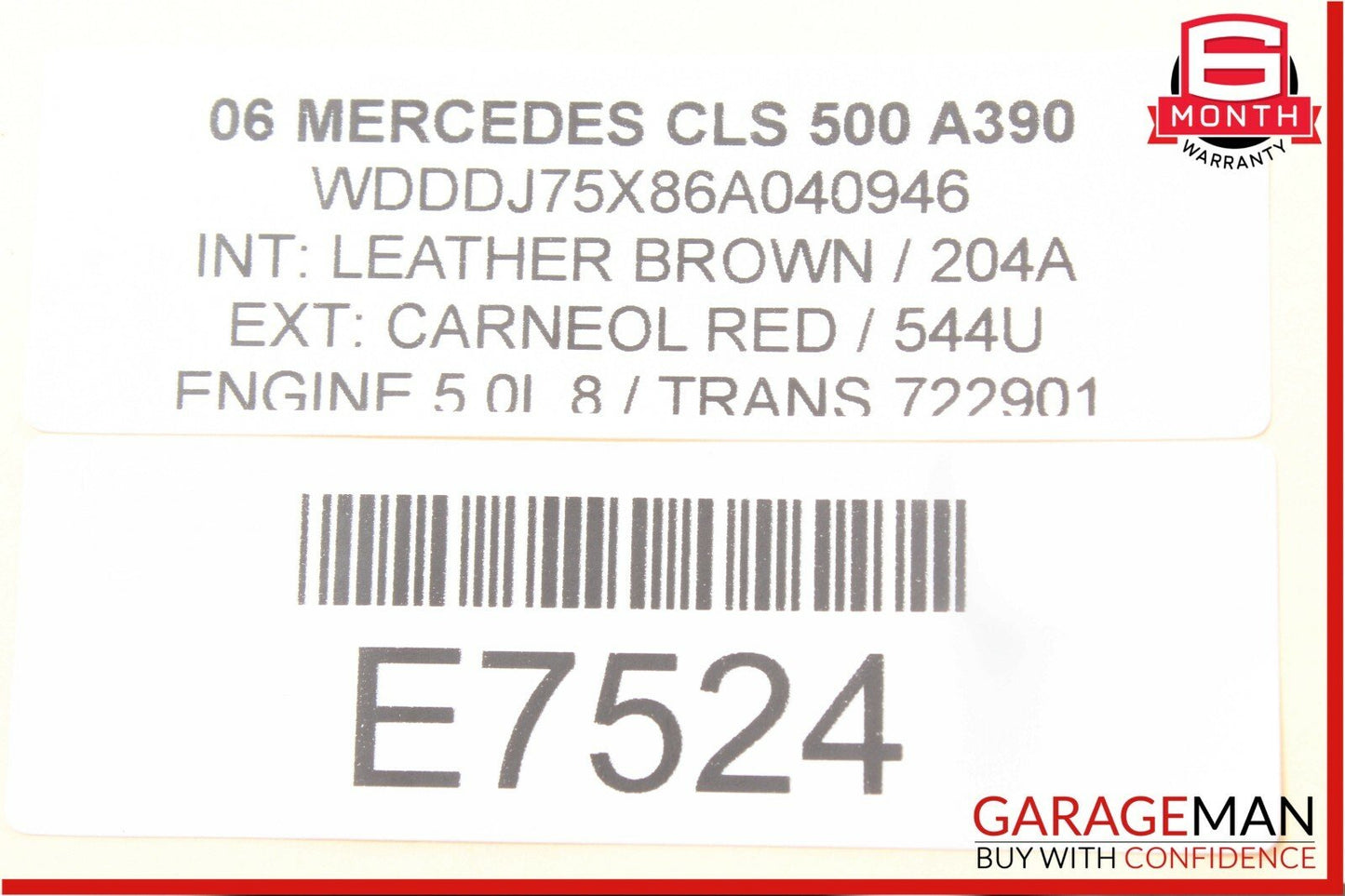 03-11 Mercedes W219 CLS500 Front Left Seat Control Module 2118704926 OEM