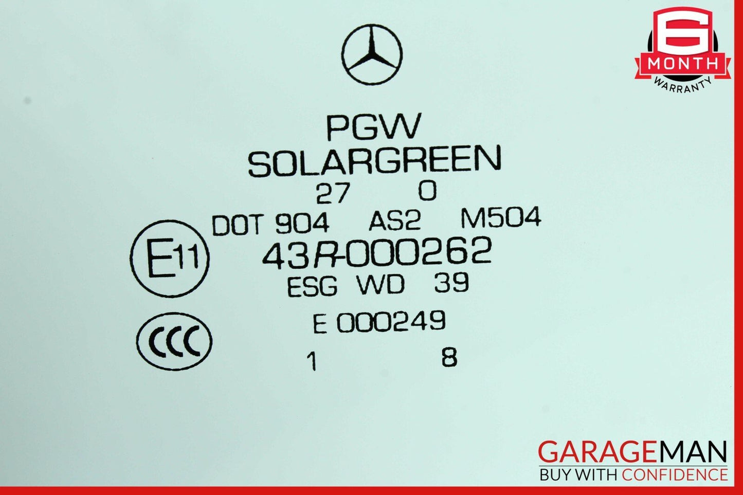 06-10 Mercedes W251 R350 R550 Front Right Passenger Side Door Window Auto Glass