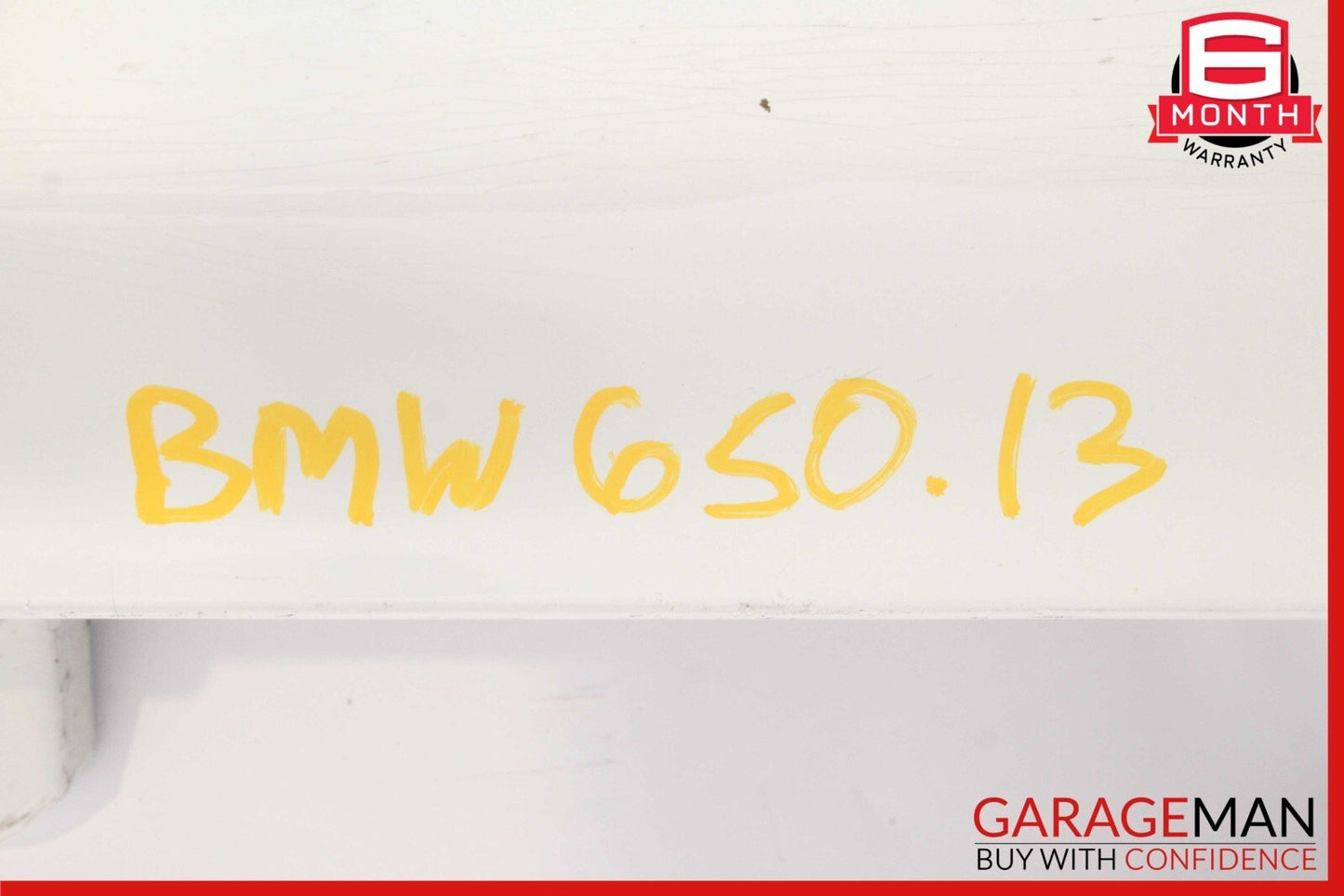 13-19 BMW 650i F06 Left Driver Side Rocker Skirt Molding Trim Panel White OEM