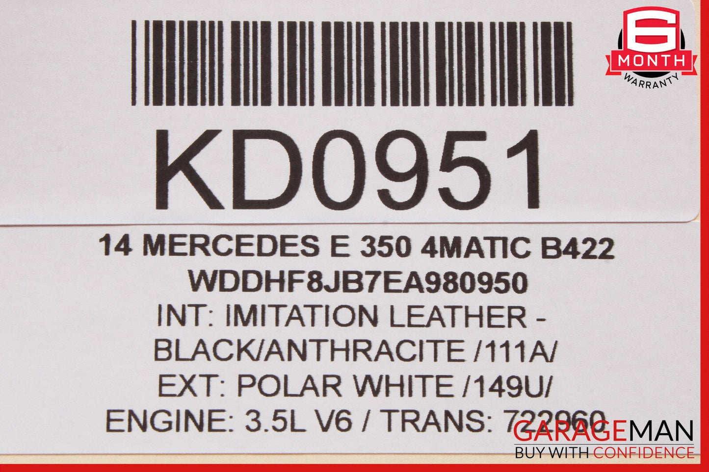 08-18 Mercedes W212 E350 C250 CLS550 Front Left Side Door Control Module OEM