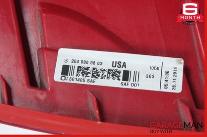 12-15 Mercedes W204 C250 C350 Tail Light Lamp LED Left Driver Side OEM