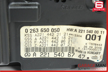 07-09 Mercedes W221 S550 CL600 Speedometer Odometer Instrument Cluster Gauge OEM