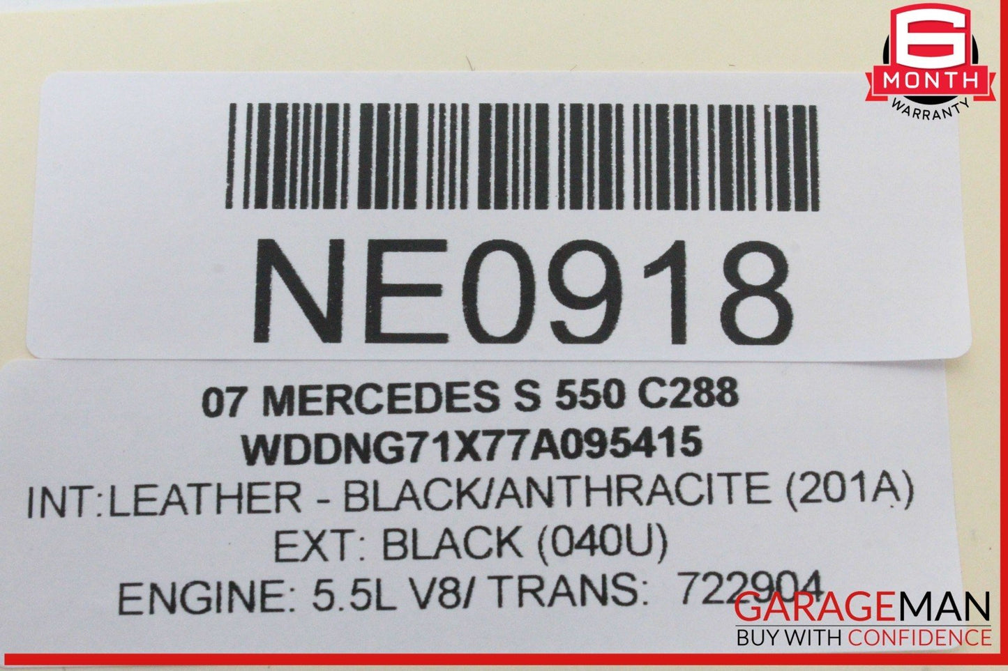 07-14 Mercedes W221 S550 S400 CL63 AMG Front Right Door Lock Latch Actuator OEM
