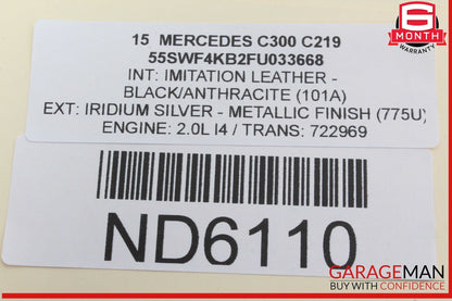 15-20 Mercedes W205 C300 GLC43 AMG Center Dash Dashboard Air A/C Vent OEM