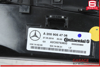 15-20 Mercedes W205 C300 C350e C400 A/C AC Heater Climate Control Switch OEM