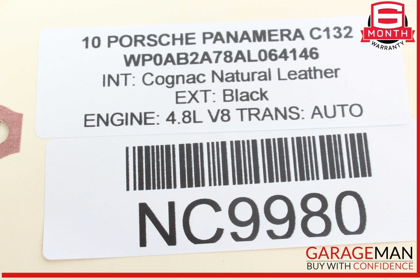 10-16 Porsche Panamera 970 Rear Right / Left Side Upper Control Arm OEM