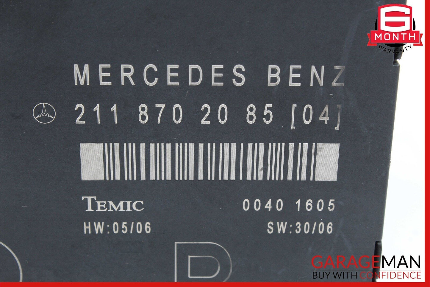 03-09 Mercedes W211 E63 AMG E550 Front Right Passenger Door Control Module OEM