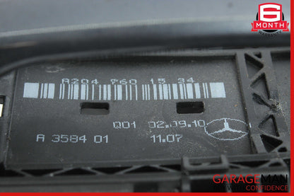 10-13 Mercedes W212 E350 Front Left Exterior Door Handle Assembly Tenorite Gray
