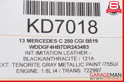 08-18 Mercedes W204 C250 CLS550 E550 Rear Right Side Door Control Module Unit