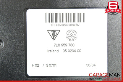 03-06 Porsche Cayenne 955 Front Right / Left Side Seat Adjustment Memory Module