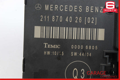 03-09 Mercedes W211 E320 E350 E63 AMG Rear Left Side Door Control Module Unit