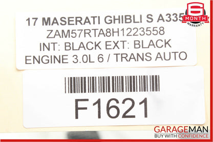 14-17 Maserati Ghibli Front Left Driver Side Exterior Door Handle Assembly