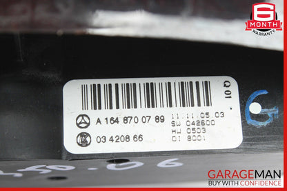 06-09 Mercedes W251 R320 R350 Rear Center Console A/C AC Heater Switch Panel OEM