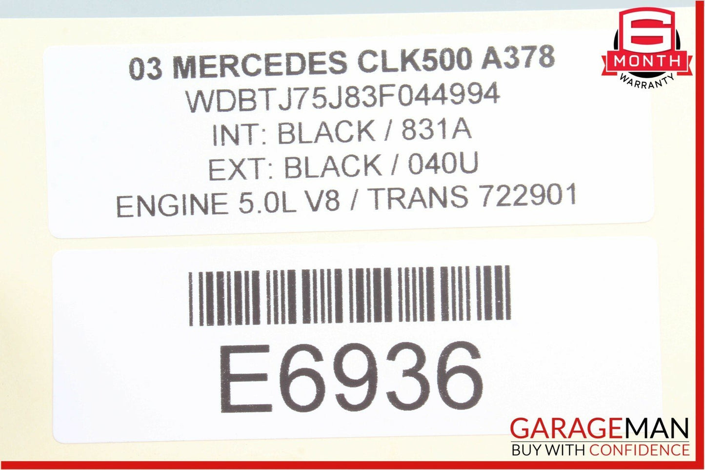 03-09 Mercedes W209 CLK350 CLK55 Front Left Driver Side Door Lock Latch Actuator